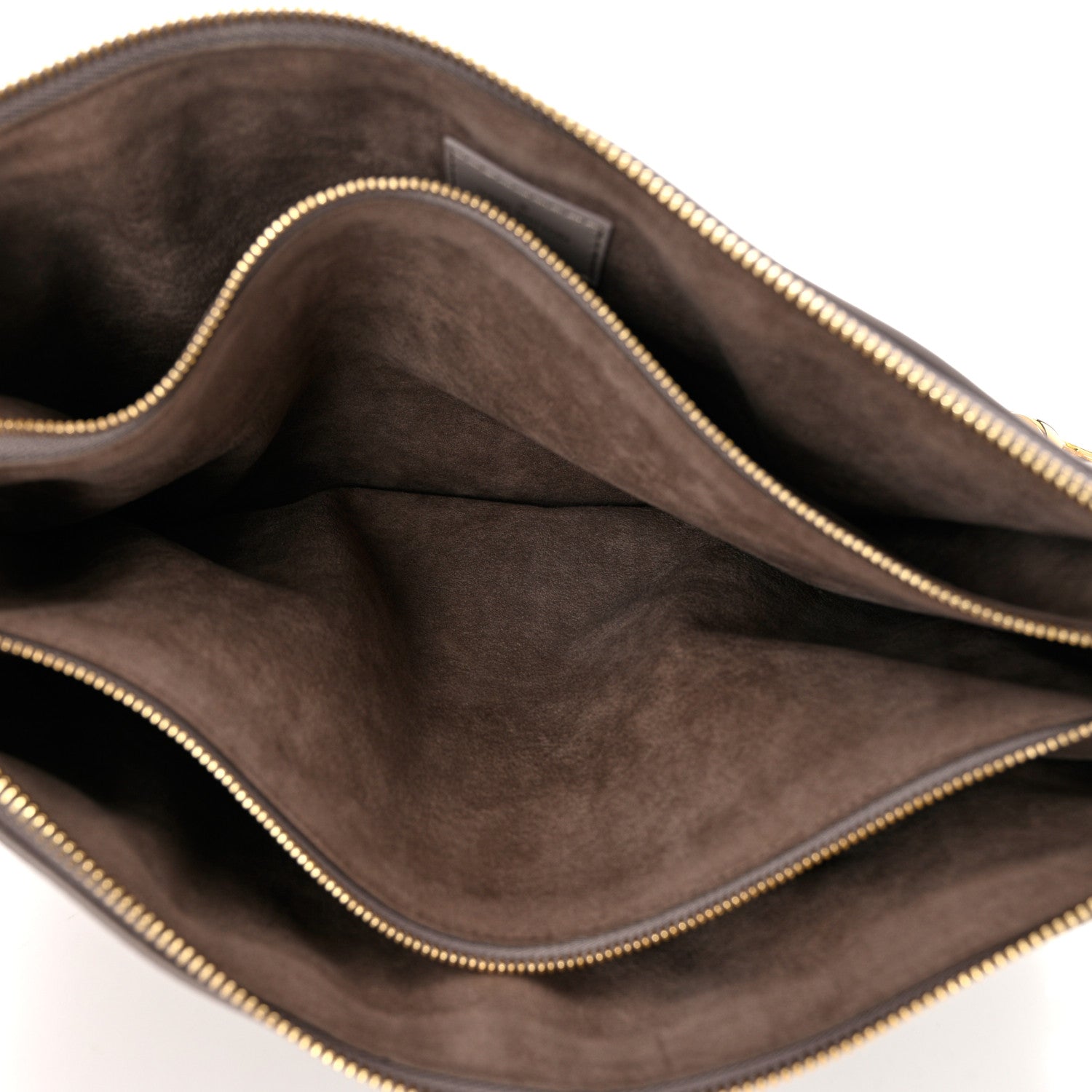 Louis Vuitton Lambskin Embossed Monogram Coussin MM Grey 5 of 9