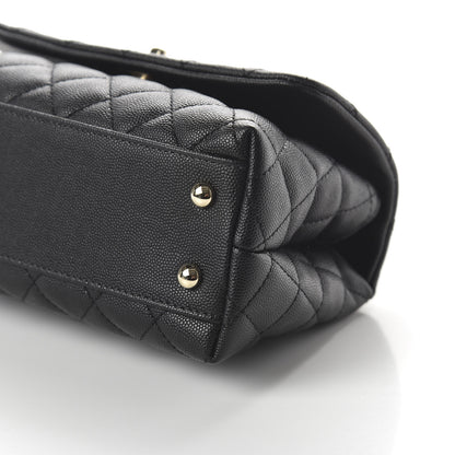 Chanel Caviar Quilted Mini Coco Handle Flap Black 7 of 11