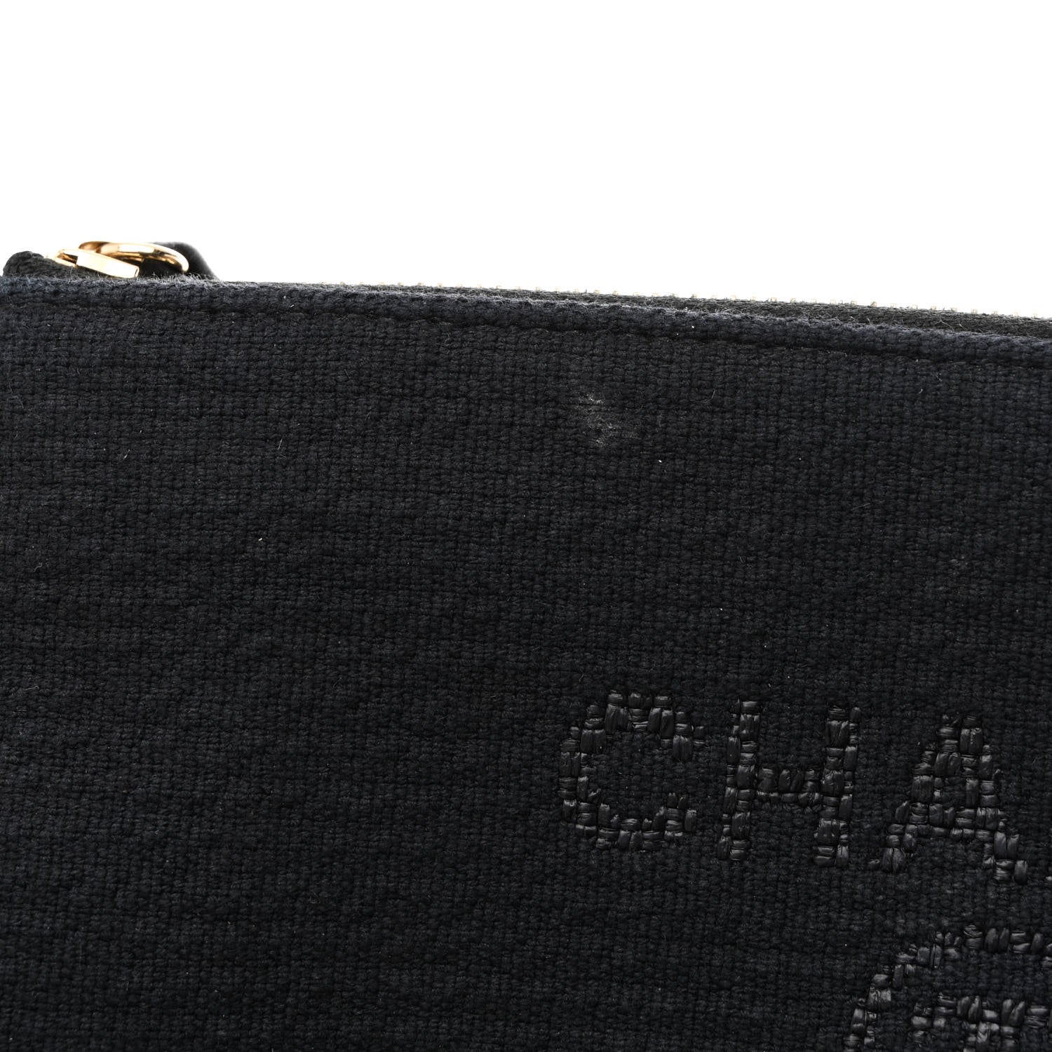 Chanel Mixed Fibers Small Deauville Tote Black 15 of 16