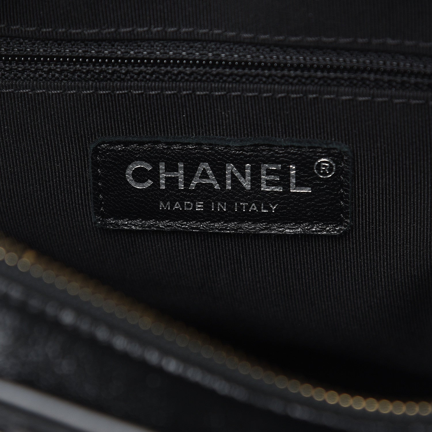 Chanel Tweed Calfskin Quilted Medium Gabrielle Hobo Black 6 of 11
