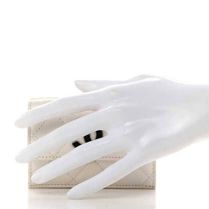 Chanel Caviar Quilted My Everything Small Flap Wallet White 2 of 10