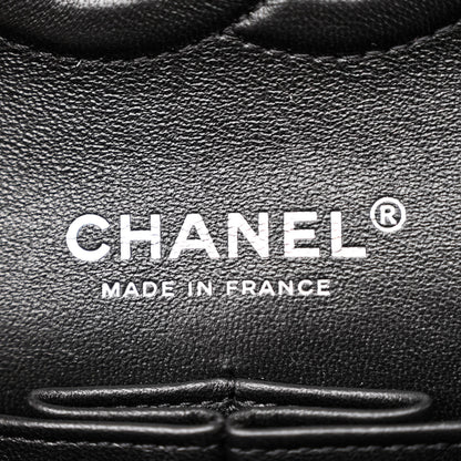 Chanel Lambskin Quilted Medium Double Flap So Black 6 of 13