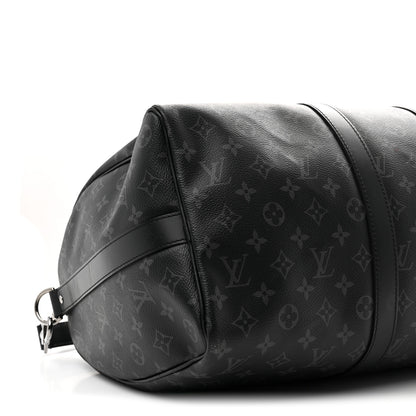 Louis Vuitton Monogram Eclipse Keepall Bandouliere 45 8 of 9