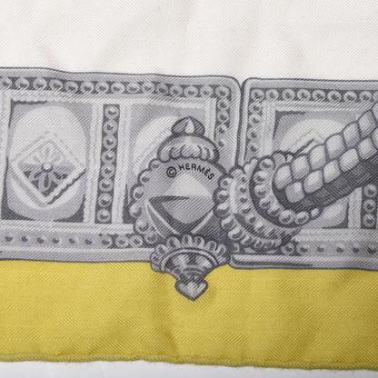 Hermes Cashmere Silk Ceintures et Liens Shawl 140 3 of 4