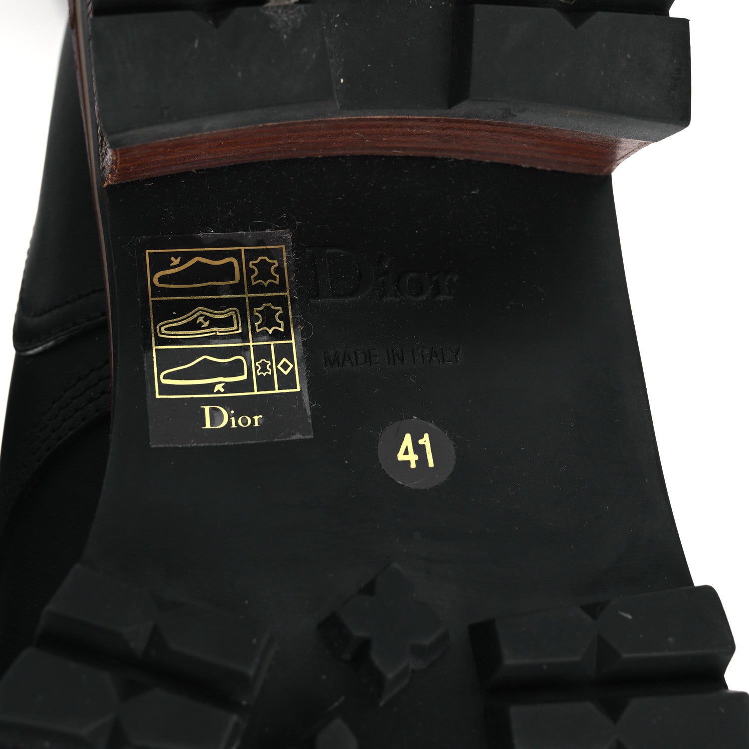 Christian Dior Calfskin Dior Quest 35mm Hiking Boots 41 Black 8 of 12