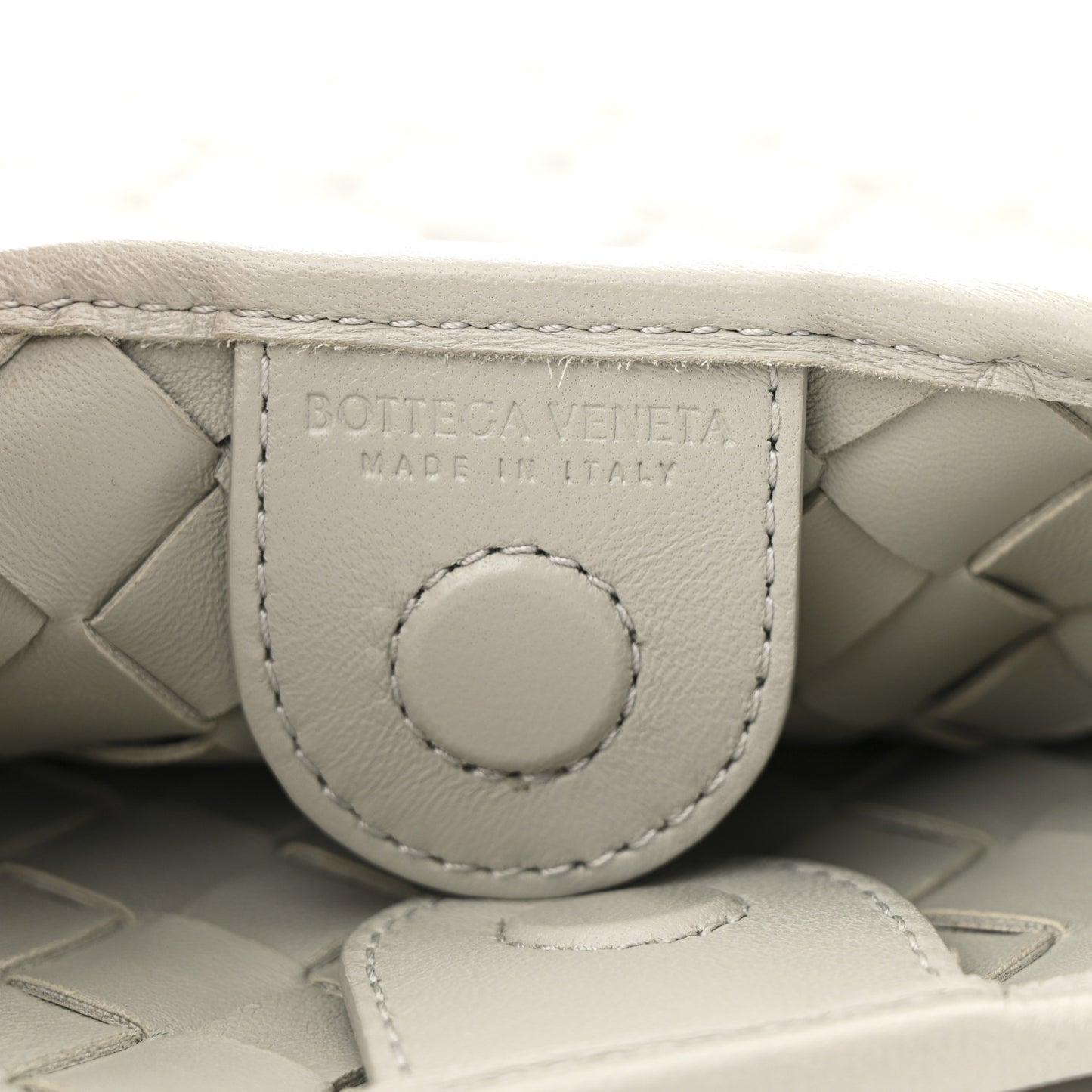 Nappa Intrecciato Sardine Bag Agate Grey