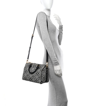 Louis Vuitton Jacquard Since 1854 Speedy Bandouliere 25 Grey 2 of 9