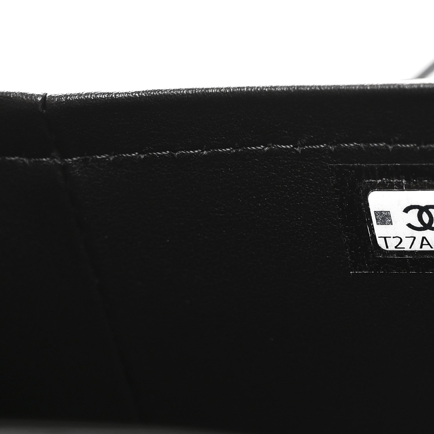 Chanel Shiny Caviar Preppy Coco Long Vanity With Strap Black 7 of 12