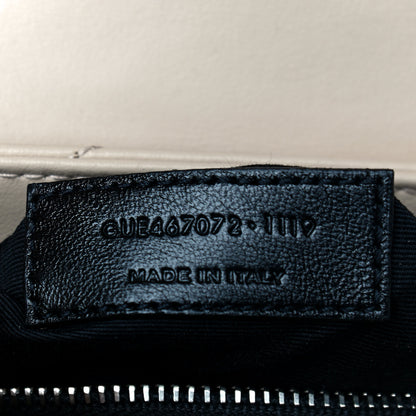 Saint Laurent Calfskin Y Quilted Monogram Toy Loulou Crossbody Bag Nude Powder 7 of 15