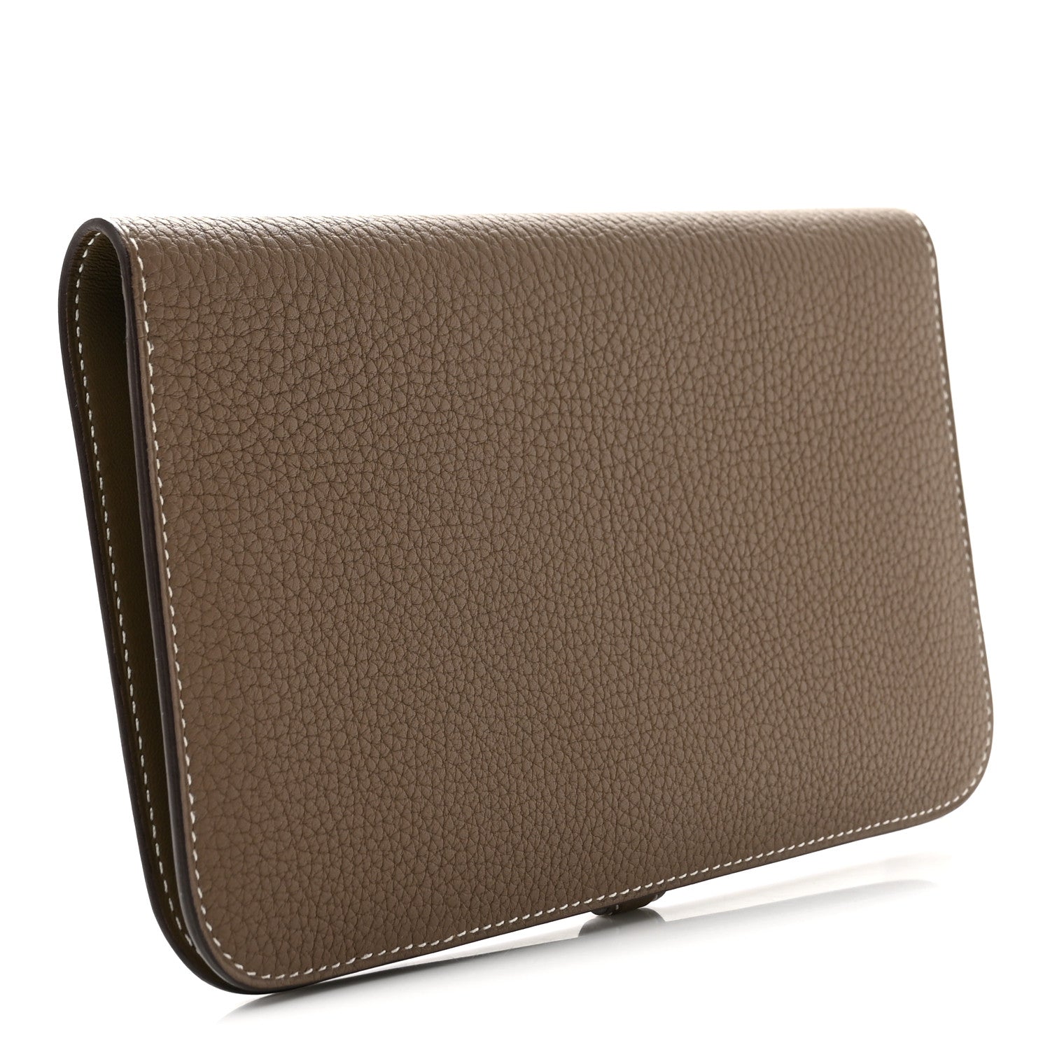 Hermes Togo Dogon Duo Wallet Etoupe 3 of 8