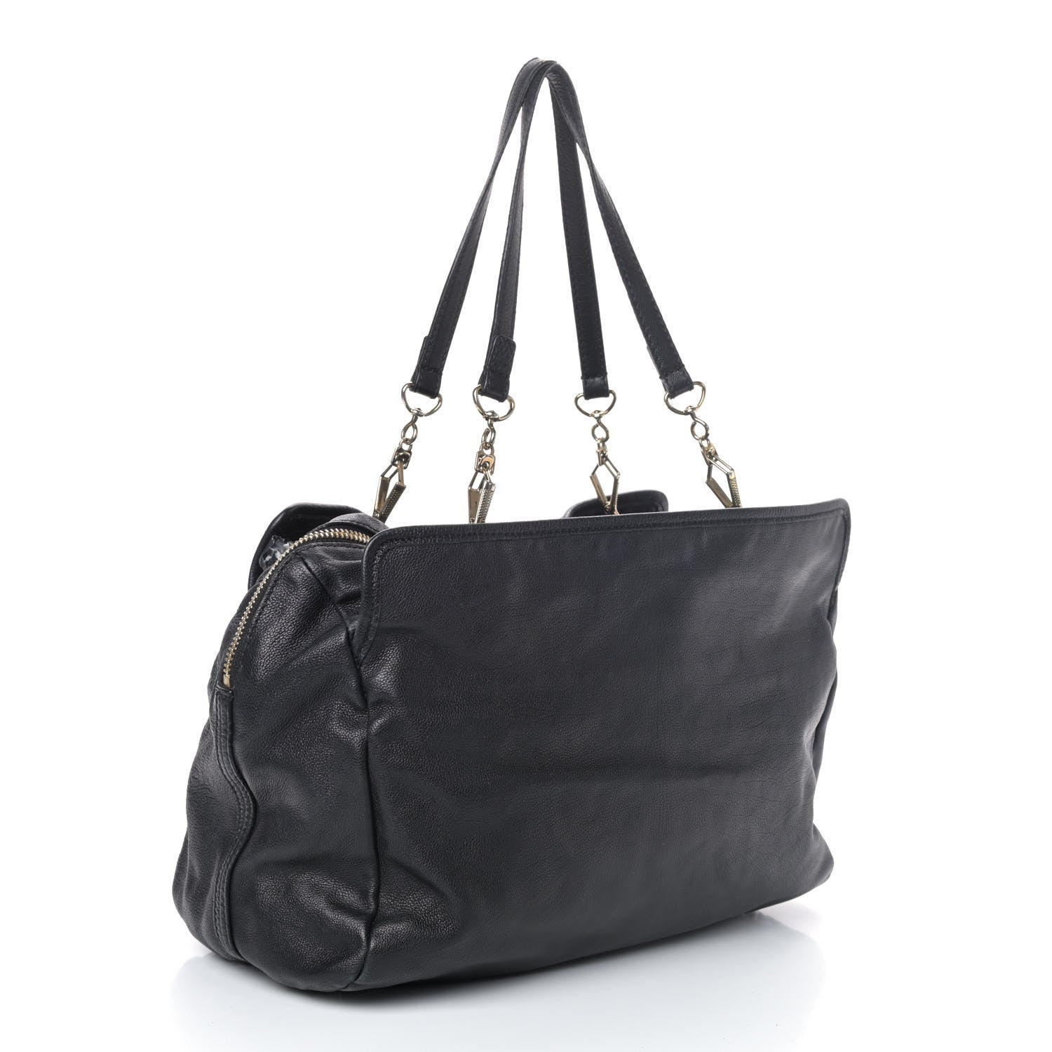 Chloe Calfskin Elsie Large Shoulder Bag Black 2 of 4