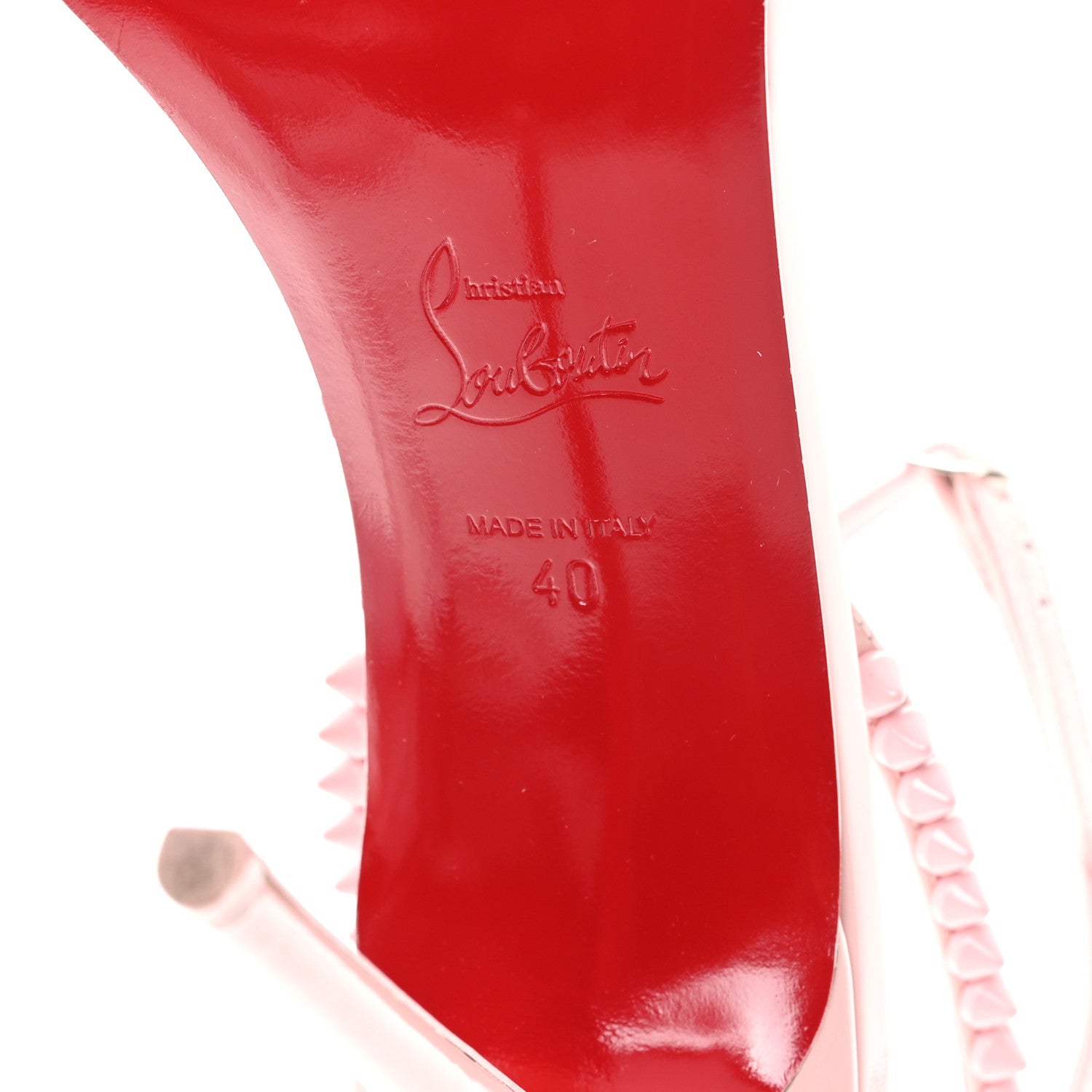 Christian Louboutin Patent So Me 100 Sandals 40 Rosy 7 of 10