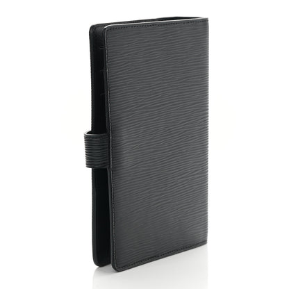 Louis Vuitton Epi Medium Ring Agenda Black 3 of 7