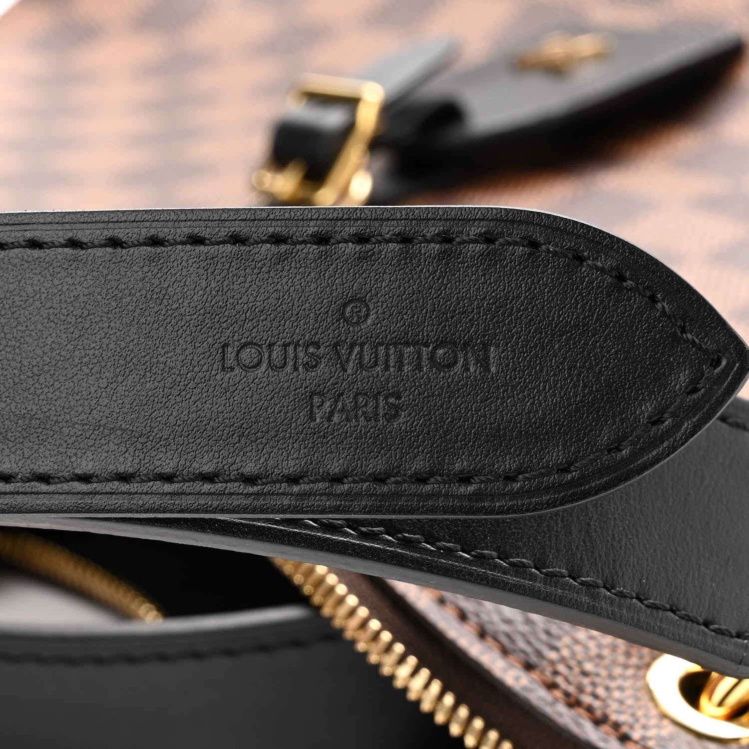 Louis Vuitton Damier Ebene Odeon MM Black 6 of 9