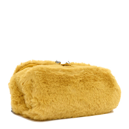 Jimmy Choo Faux Fur Madeline Bag Yellow 4 of 9