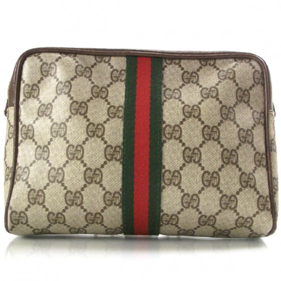 Gucci Vintage GG Monogram Cosmetic Case 1 of 8