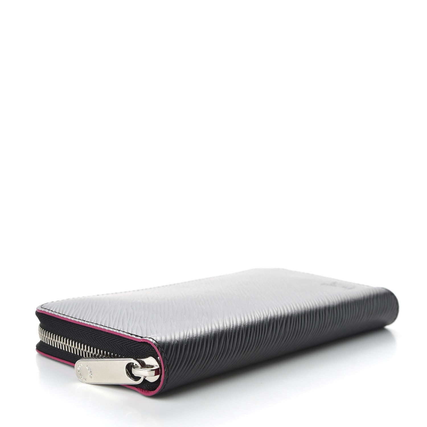 Louis Vuitton Epi Zippy Wallet Black Hot Pink 4 of 8