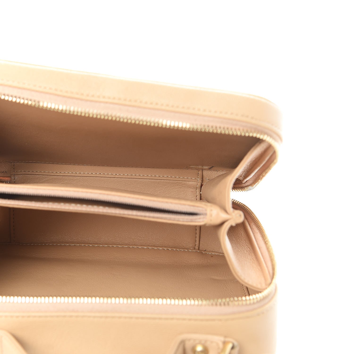 Chanel Caviar Quilted Medium CC Filigree Vanity Case Beige 5 of 13