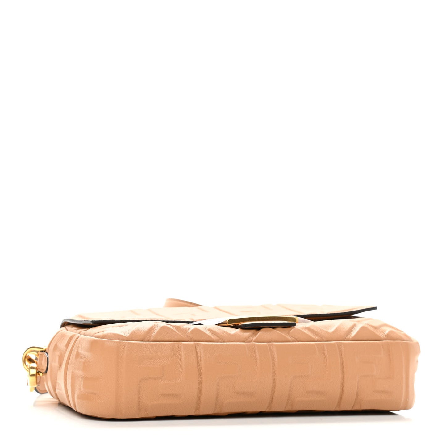 Nappa FF 1974 Embossed Baguette Miele Scuro