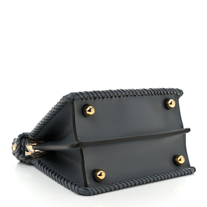 Fendi Vitello King Shiny Nappa Intreccio Petite Peekaboo I SEE U Satchel  Tempesta 4 of 9