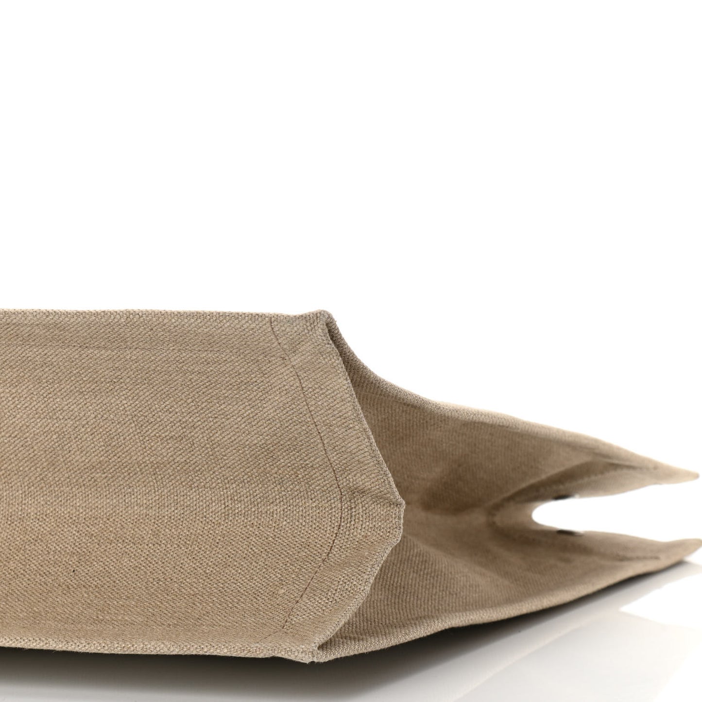 Linen Calfskin Rive Gauche Tote Optic White