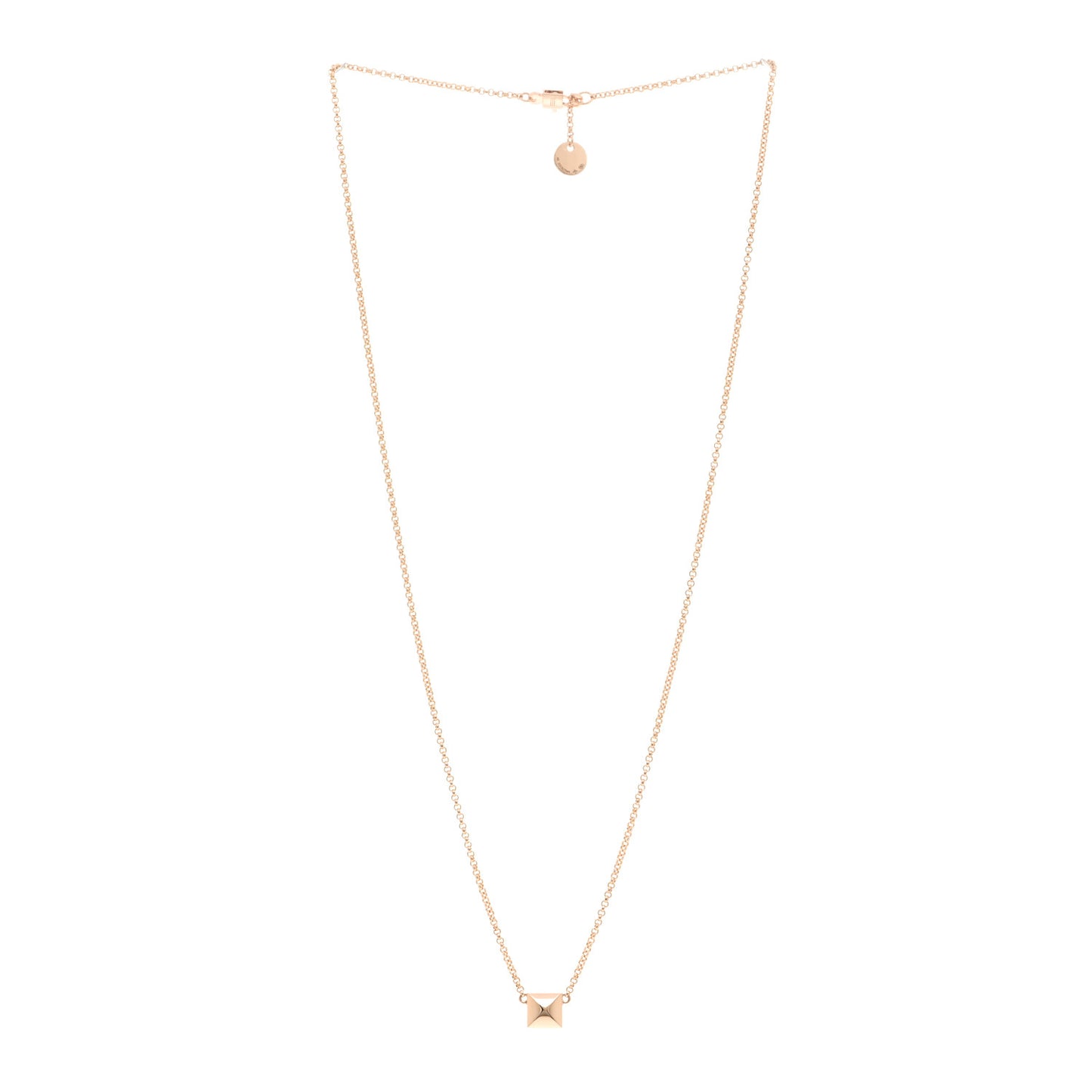 18K Rose Gold Clou d'H Pendant Necklace