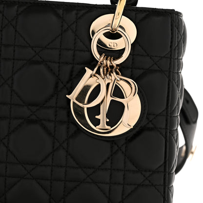 Christian Dior Lambskin Cannage Small Lucky Badges My Lady Dior Black 14 of 14