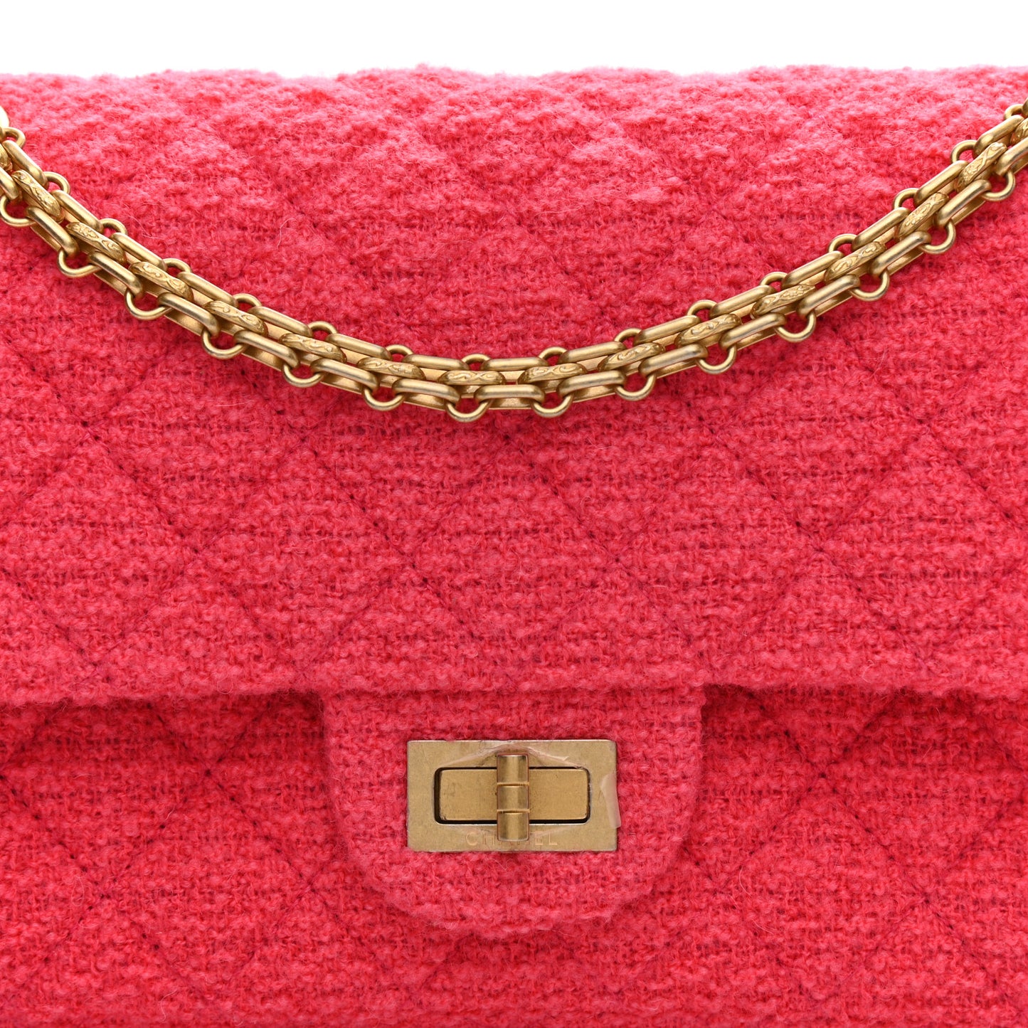 Wool Tweed Quilted 2.55 Reissue 225 Flap Pink
