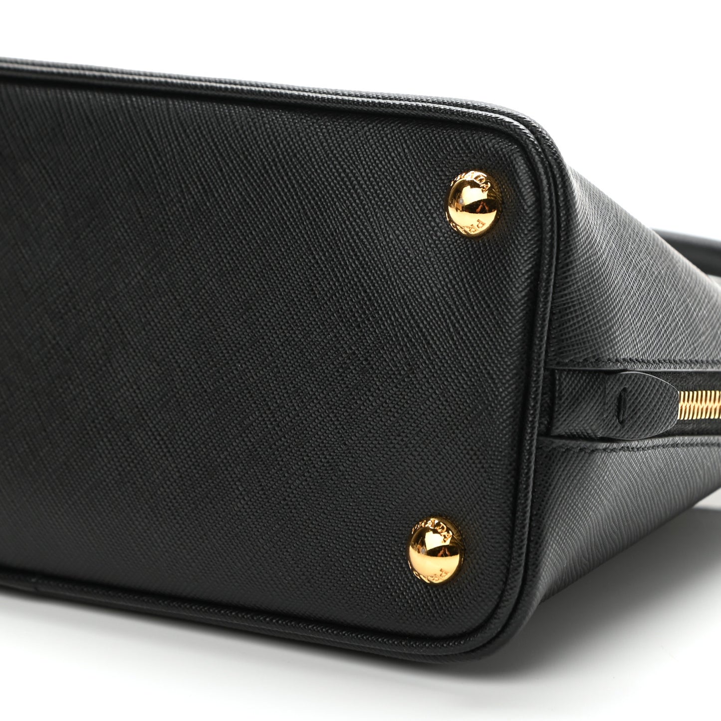 Saffiano Lux Mini Promenade Tote Black