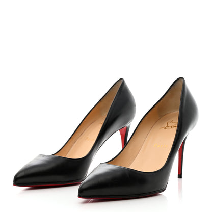 Christian Louboutin Shiny Nappa Pigalle Follies 85 Pumps 38.5 Black 3 of 9