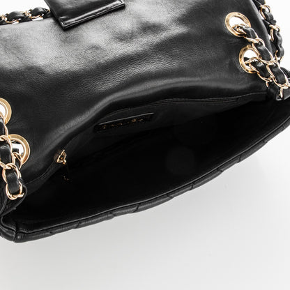 Chanel Calfskin Quilted Medium Chain Me Flap Black 5 of 7