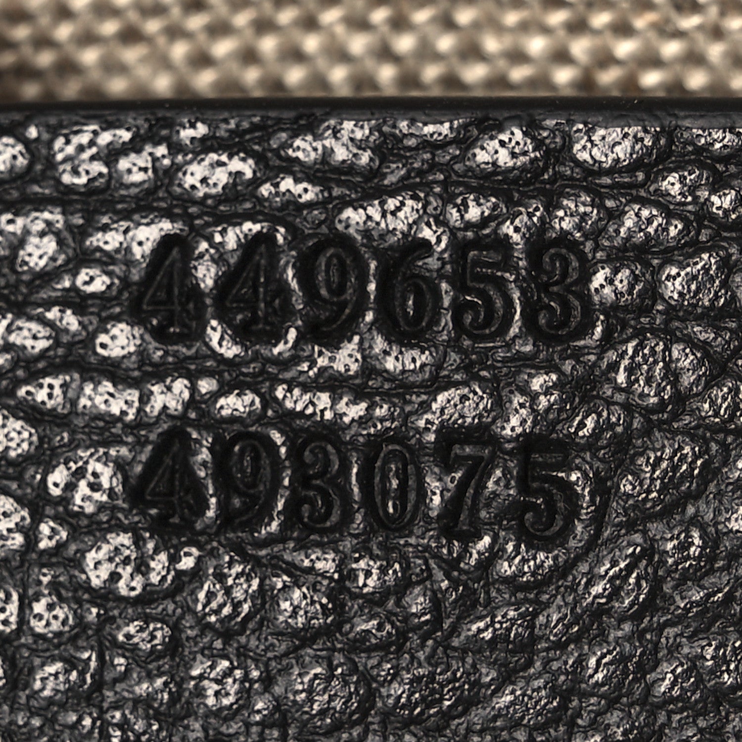 Gucci Pebbled Calfskin Large Bamboo Clutch Black 7 of 10