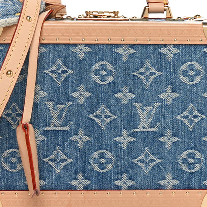 Louis Vuitton Monogram Denim Petite Valise Blue 7 of 10