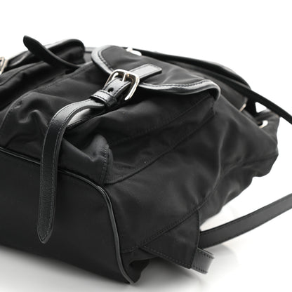 Prada Tessuto Nylon Vitello Backpack Black 8 of 8