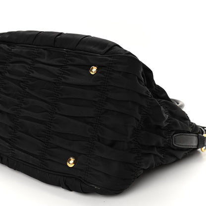 Prada Tessuto Nylon Gaufre Tote Black 8 of 8