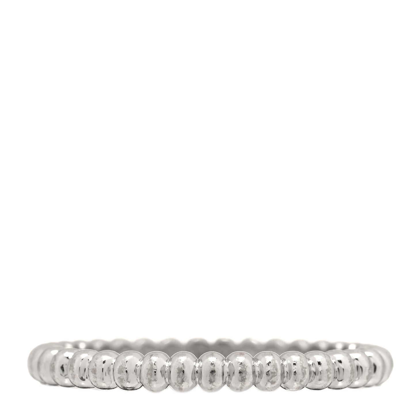 18K White Gold Small Perlee Ring 52 6
