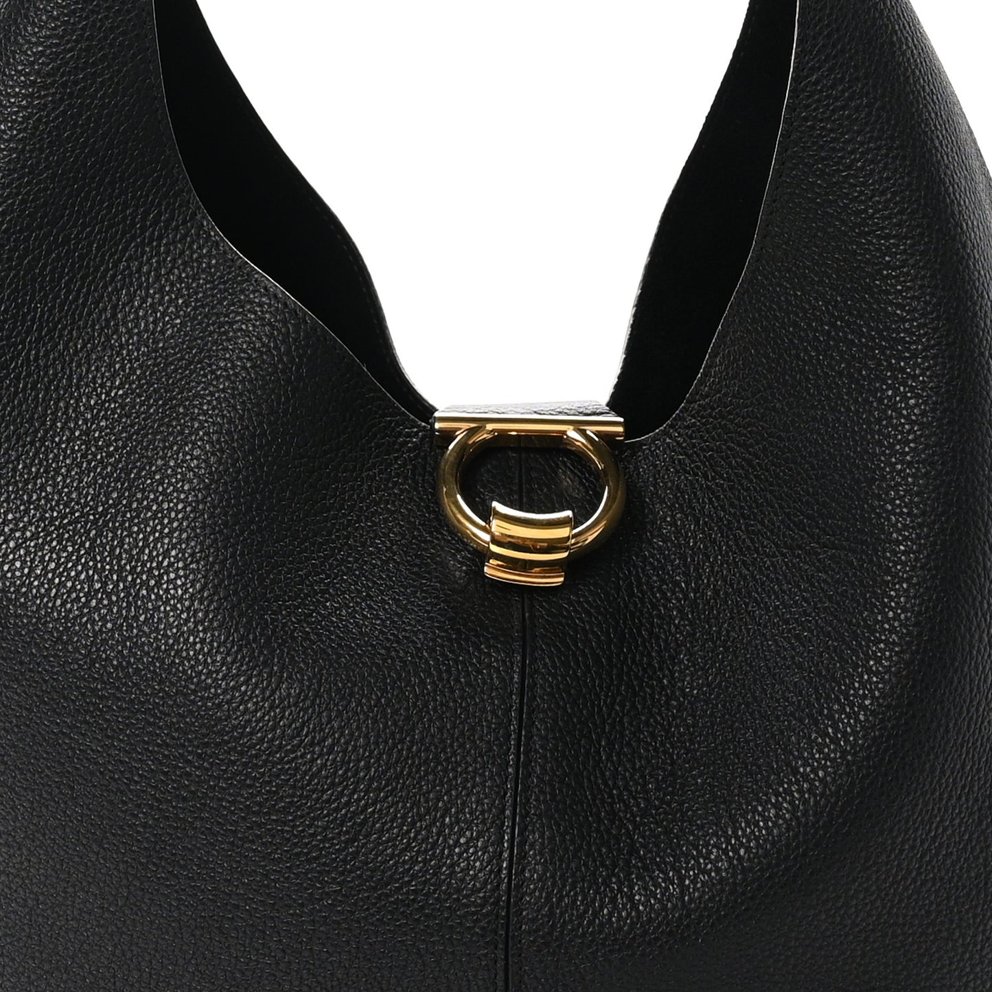 Calfskin Margot Hobo Black