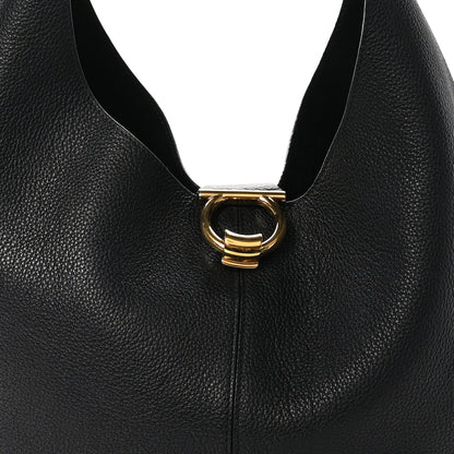 Salvatore Ferragamo Calfskin Margot Hobo Black 8 of 11