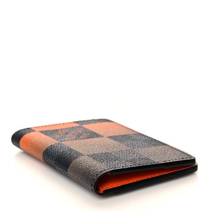 Louis Vuitton Damier Graphite Giant Pocket Organizer Orange 4 of 7