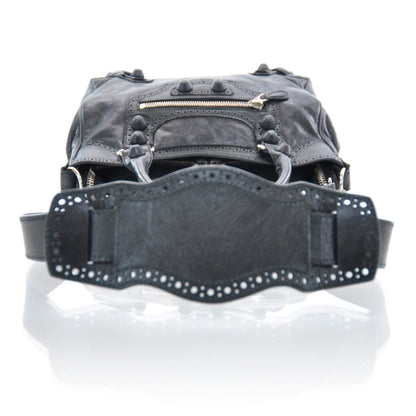 Balenciaga Agneau Giant Brogues Hardware Velo Velo Black 4 of 9