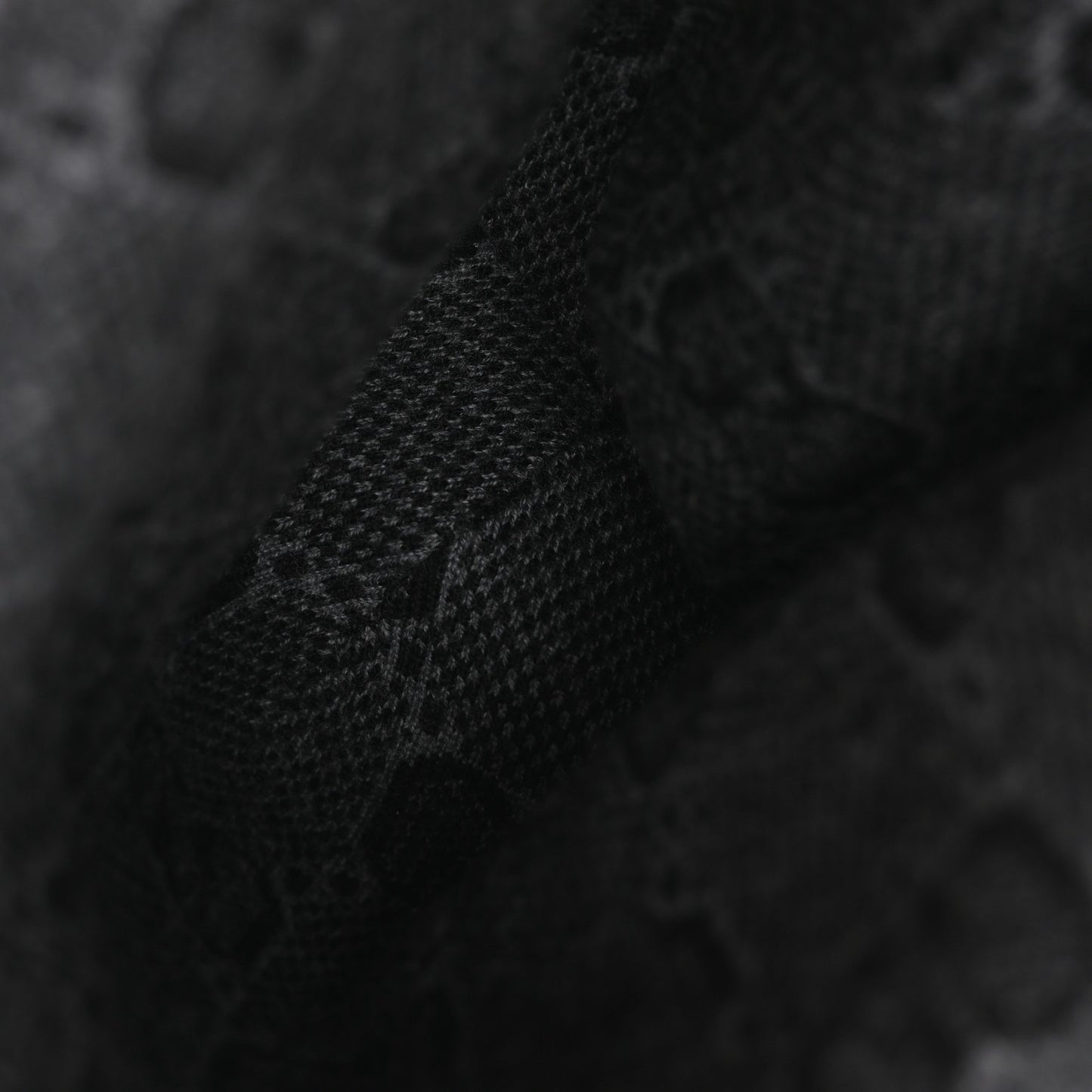 Wool Monogram Doubly G Beanie Hat L Black Dark Grey