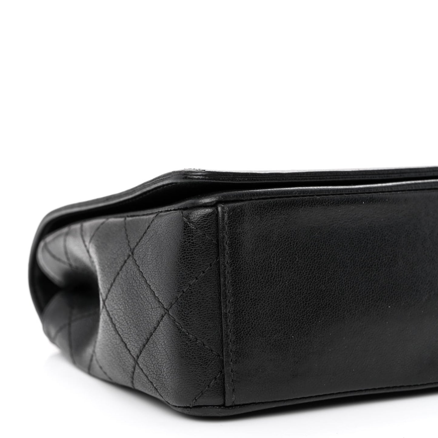 Sheepskin Quilted Vintage Mademoiselle Flap Black