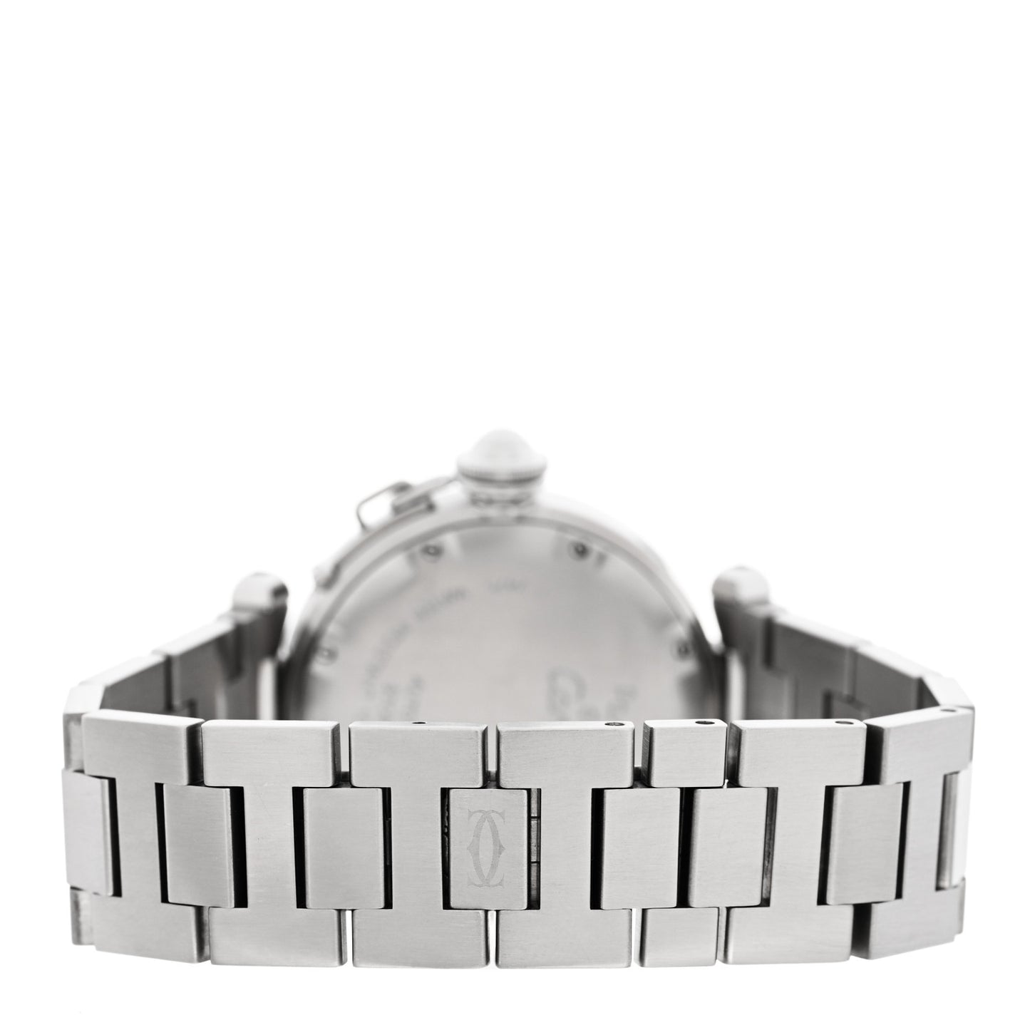 Stainless Steel 35mm Pasha C Big Date Automatic Watch Black