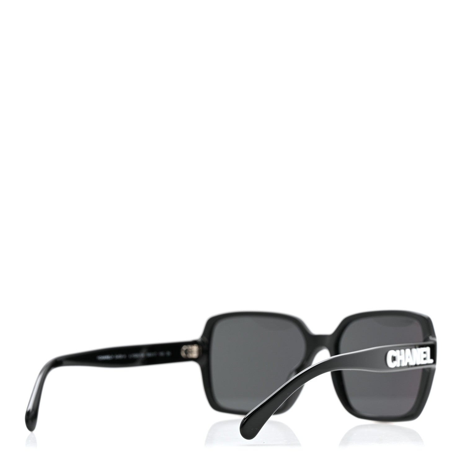 Chanel Acetate Square Sunglasses 5408-A Black 4 of 8