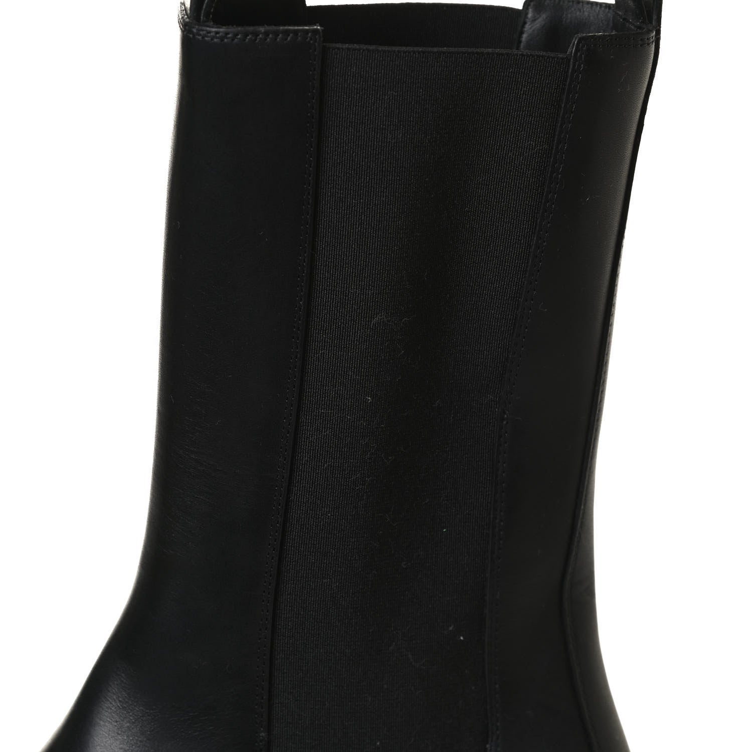 Bottega Veneta Calfskin The Tire Chelsea Boots 39 Black Seagrass 9 of 10