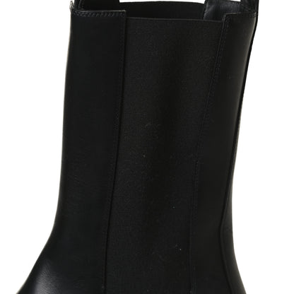 Bottega Veneta Calfskin The Tire Chelsea Boots 39 Black Seagrass 9 of 10