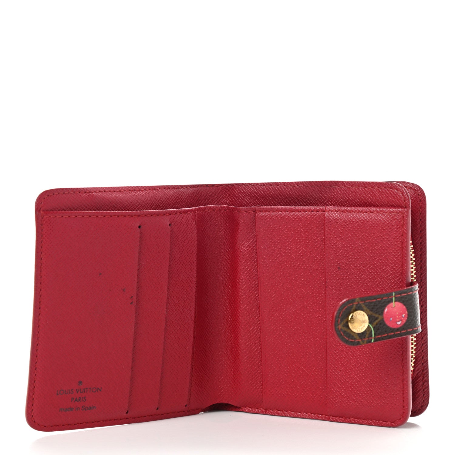 Louis Vuitton Monogram Cerises Compact Zippe Wallet 5 of 12