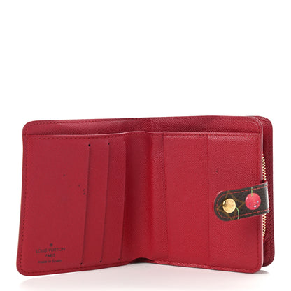 Louis Vuitton Monogram Cerises Compact Zippe Wallet 5 of 12