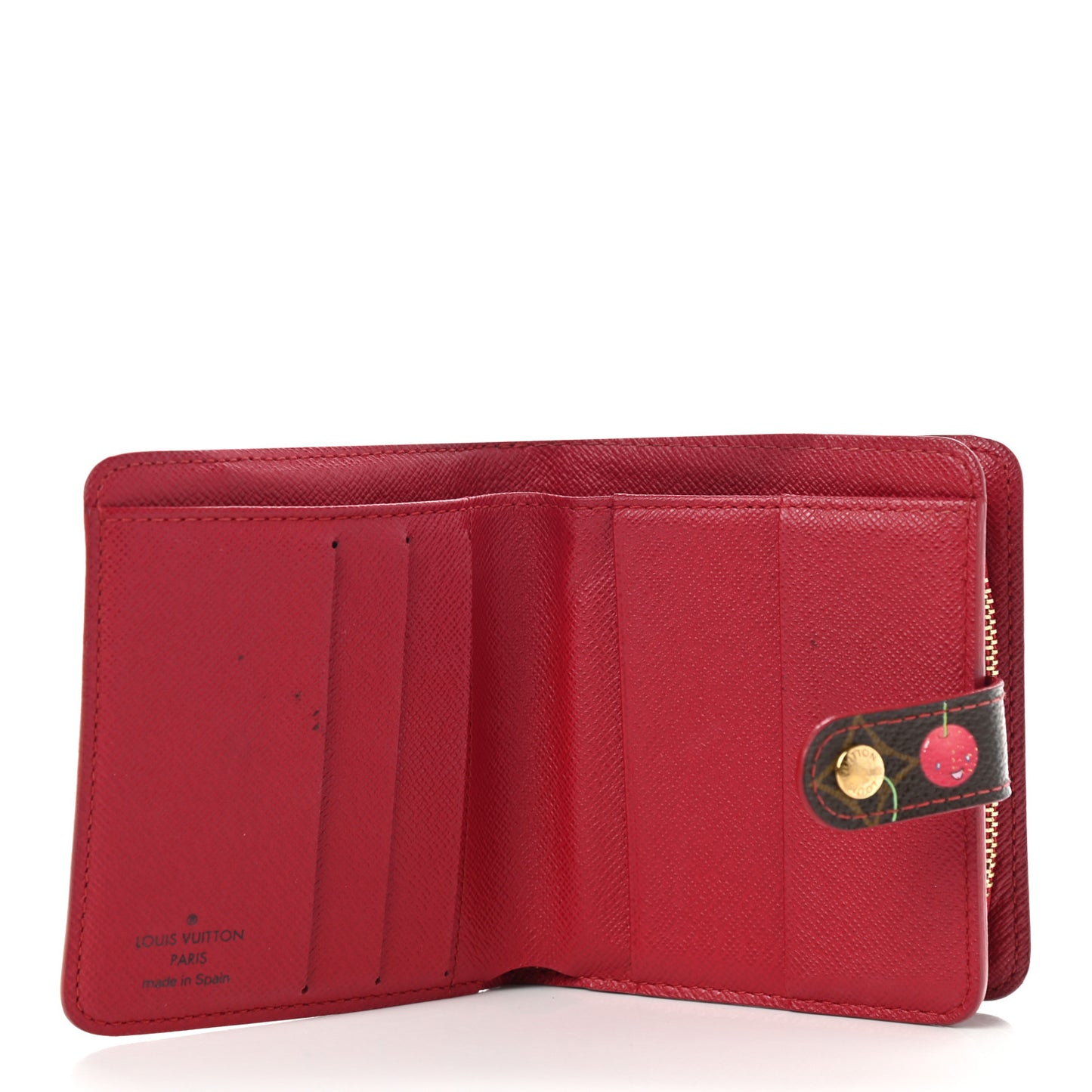 Monogram Cerises Compact Zippe Wallet
