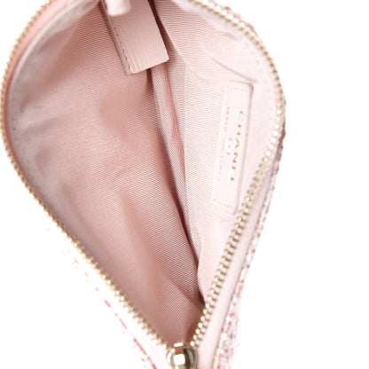 Chanel Woven Straw Raffia Deauville Cosmetic Pouch Pink 6 of 10